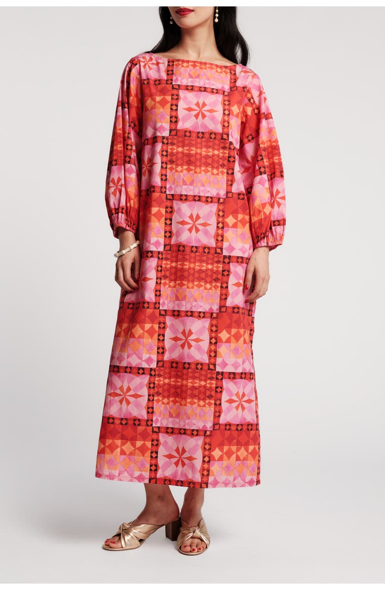 Frances Valentine Minnow Maxi Mosaic Dress, Main, color, 