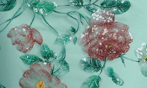 Dress The Population Giovanna Sequin Floral Mermaid Gown