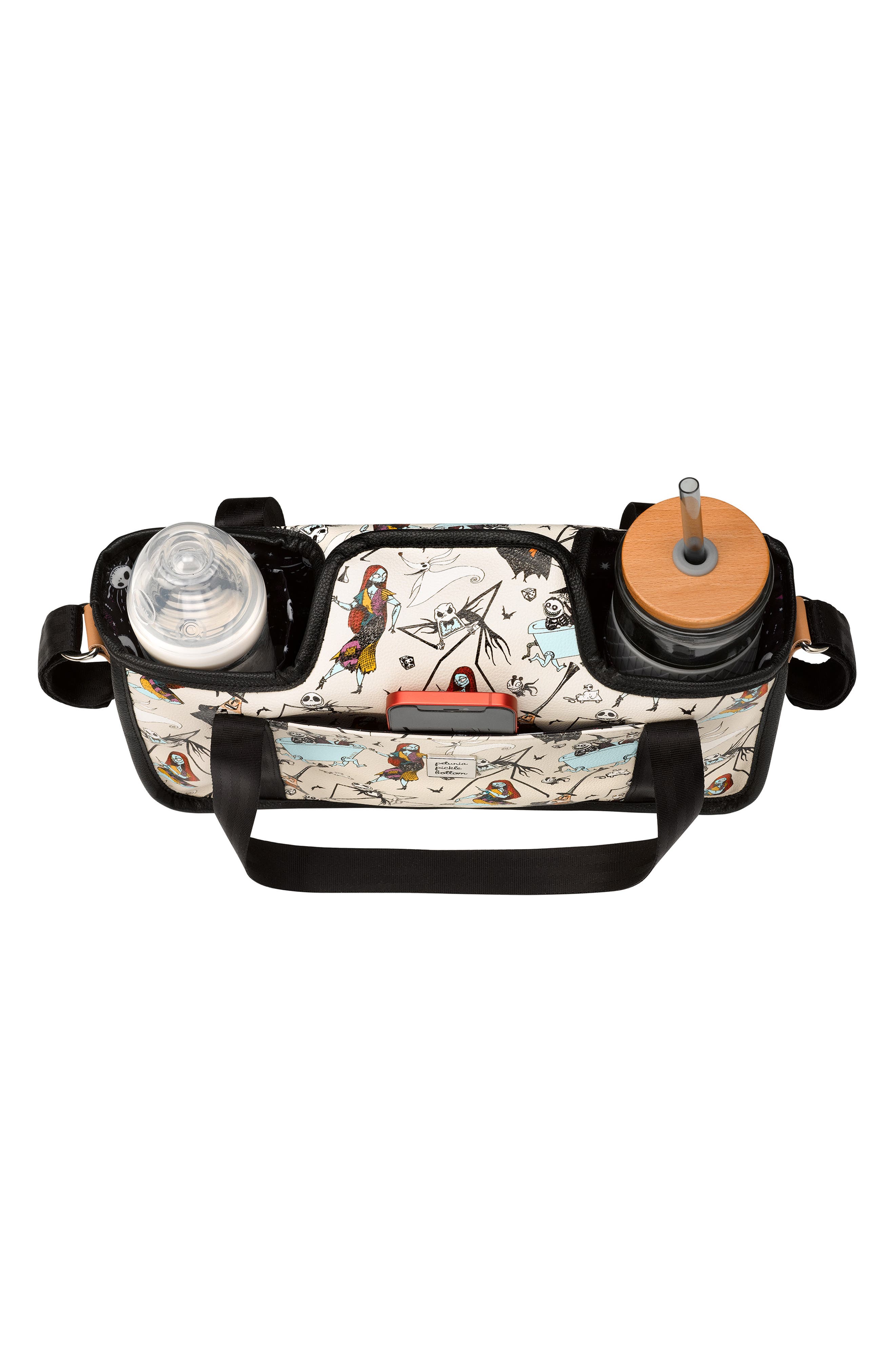 Petunia Pickle Bottom x Disney The Nightmare Before Christmas Wander Water Resistant Stroller Caddy, Alternate, color, 