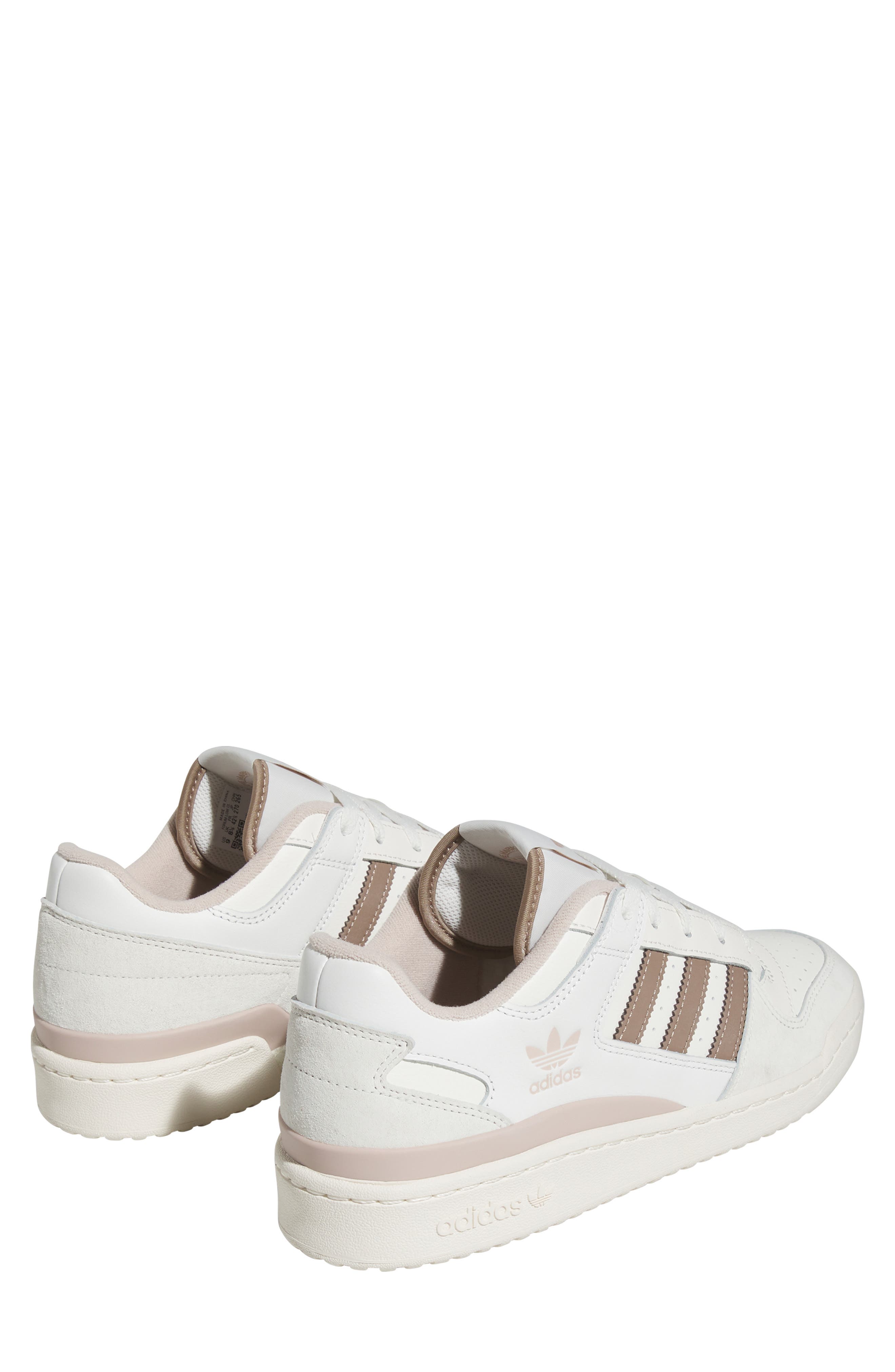 Forum Low Basketball Sneaker, Alternate, color, WHITE/ BROWN/ TAUPE