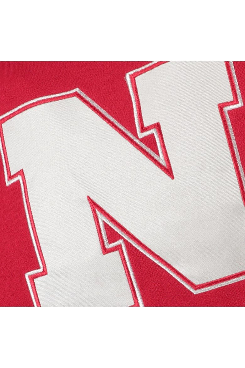 Youth Stadium Athletic Scarlet Nebraska Huskers Big Logo Pullover Hoodie, Alternate, color, Red