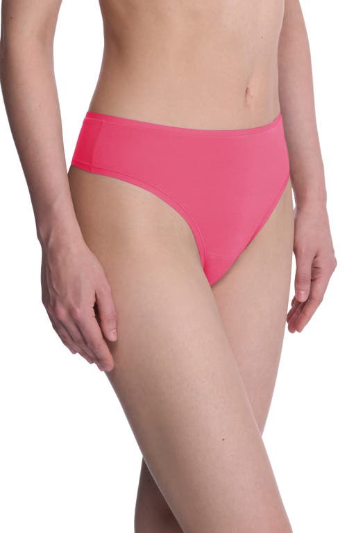 Natori Bliss Bare Cotton Hipster Briefs In Pink