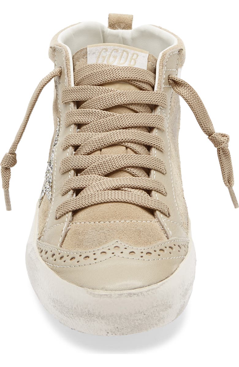 Golden Goose Mid Star Sneaker, Alternate, color, Beige/ Platinum