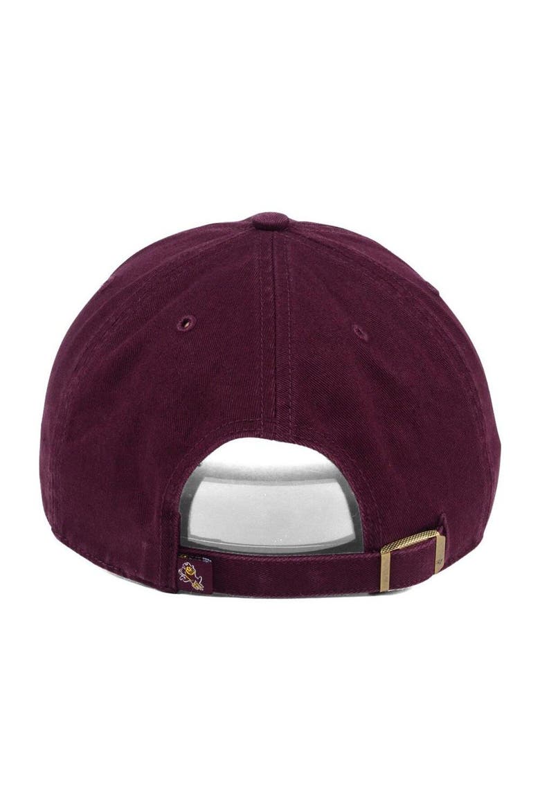 Men's '47 Maroon Arizona State Sun Devils Clean Up Adjustable Hat, Alternate, color, Maroon