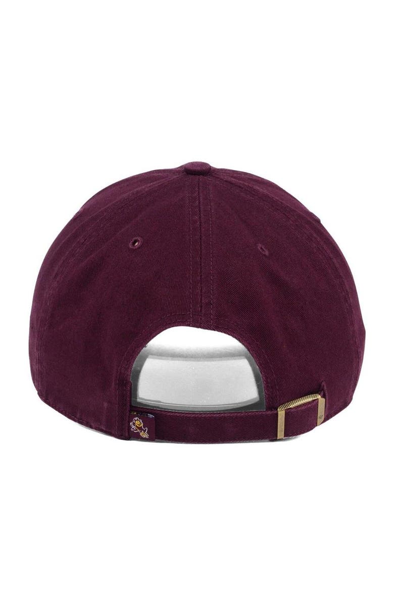 '47 Men's '47 Maroon Arizona State Sun Devils Clean Up Adjustable Hat, Alternate, color,