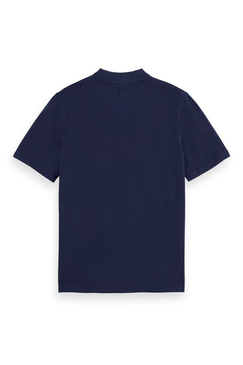 Piqué Pocket Polo, Alternate, color, NAVY