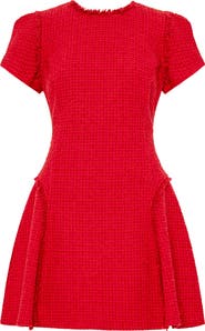 Milly Samara Bouclé Fit 
Flare Minidress