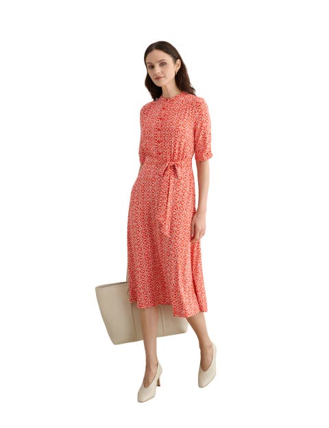 Cathy 3/4 Sleeve Jersey Midi Dress