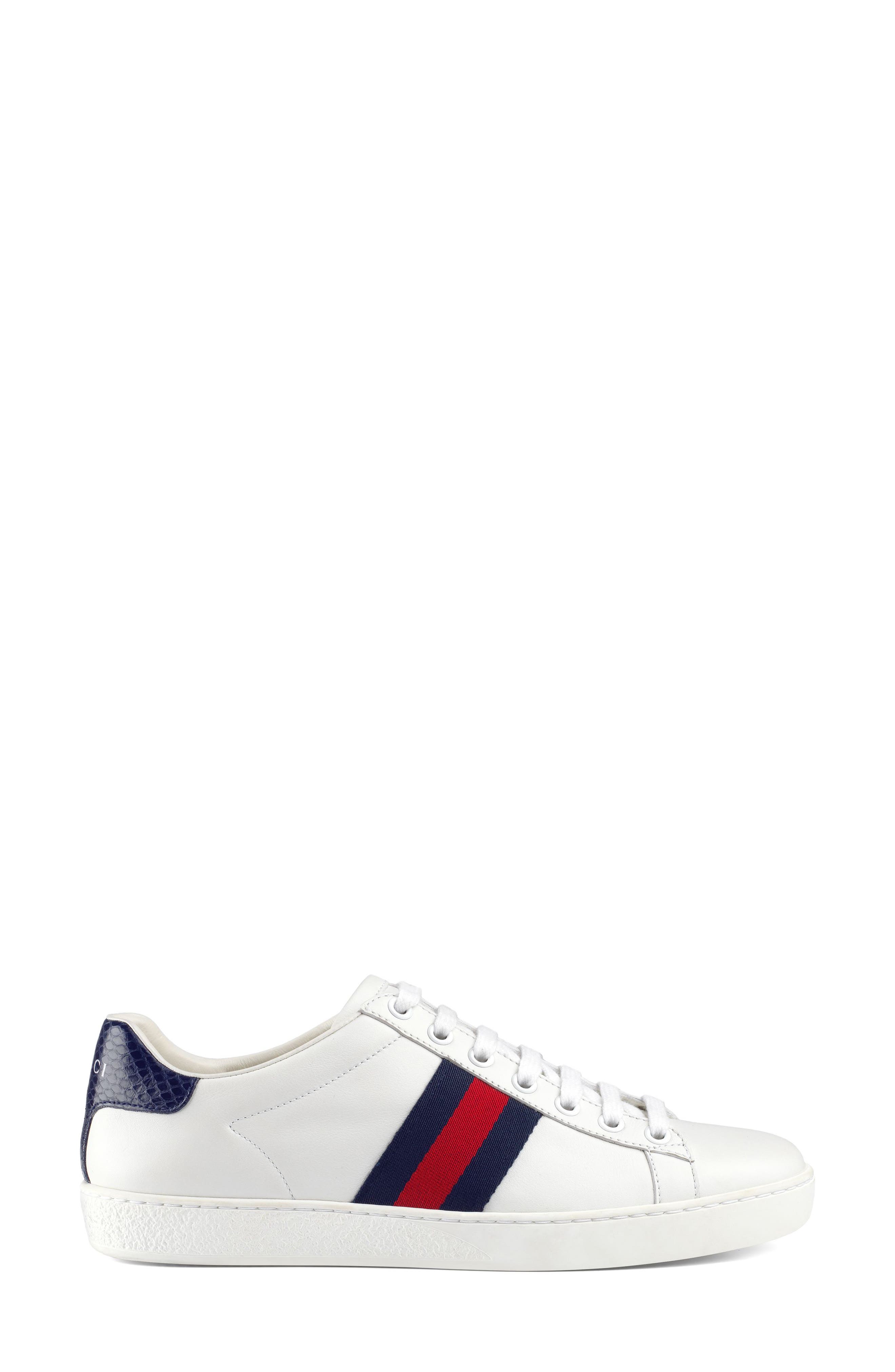 Gucci New Ace Sneaker, Alternate, color, 