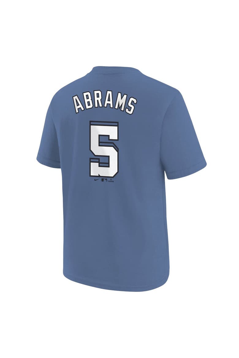Youth Nike CJ Abrams Blue Washington Nationals Fuse City Connect Name & Number T-Shirt, Alternate, color, Blue