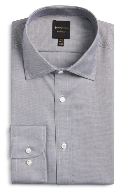 Modern Fit Pima Cotton Dress Shirt (Regular & Big)
