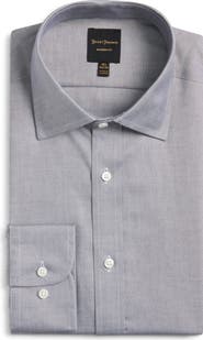 Hickey Freeman Modern Fit Pima Cotton Dress Shirt