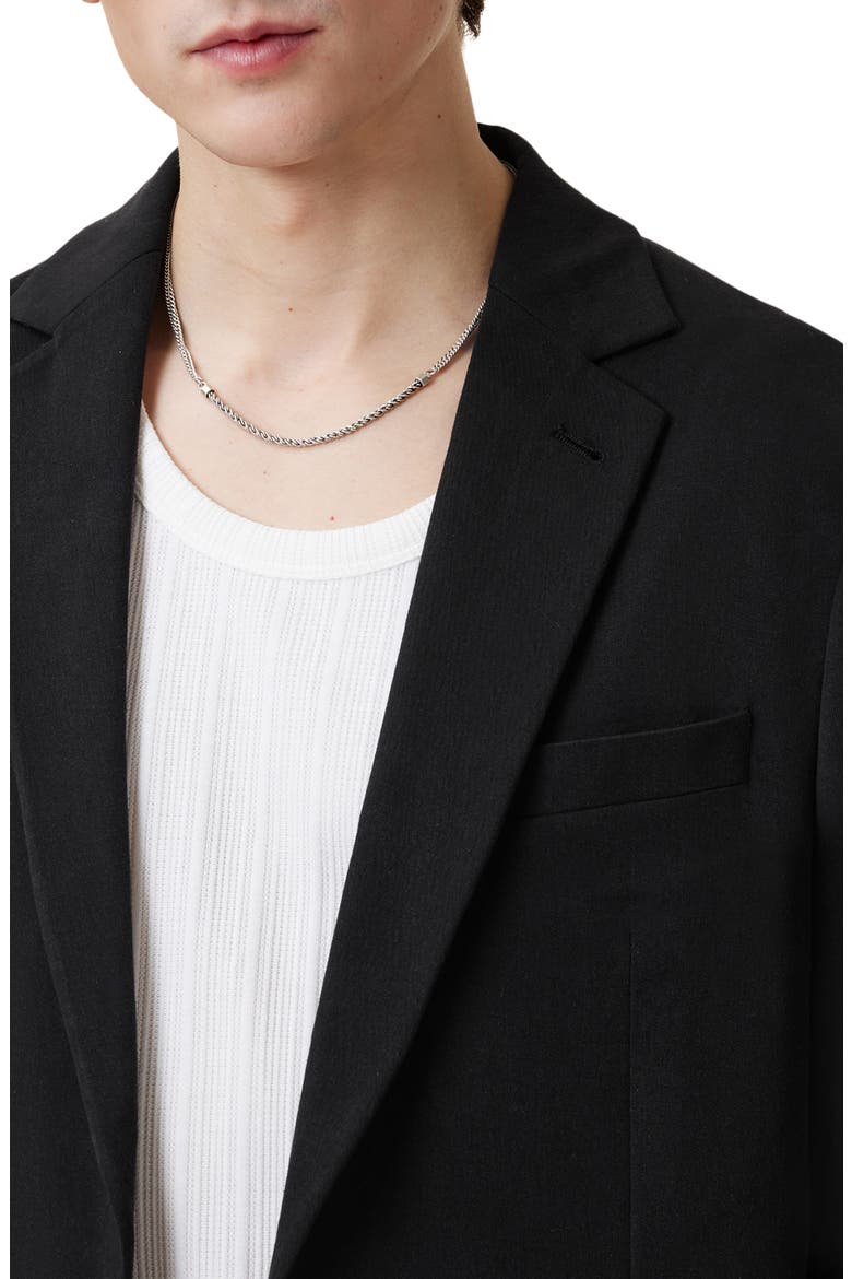 Bay Solid Stretch Cotton Blend Sport Coat, Alternate, color, BLACK