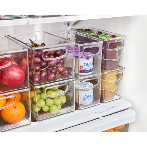 Idesign 18-piece Clear Bin Organization Set In Transparent