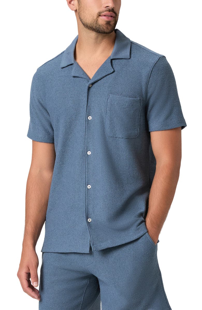 PAIGE Oliver Terry Cloth Camp Shirt, Alternate, color, 