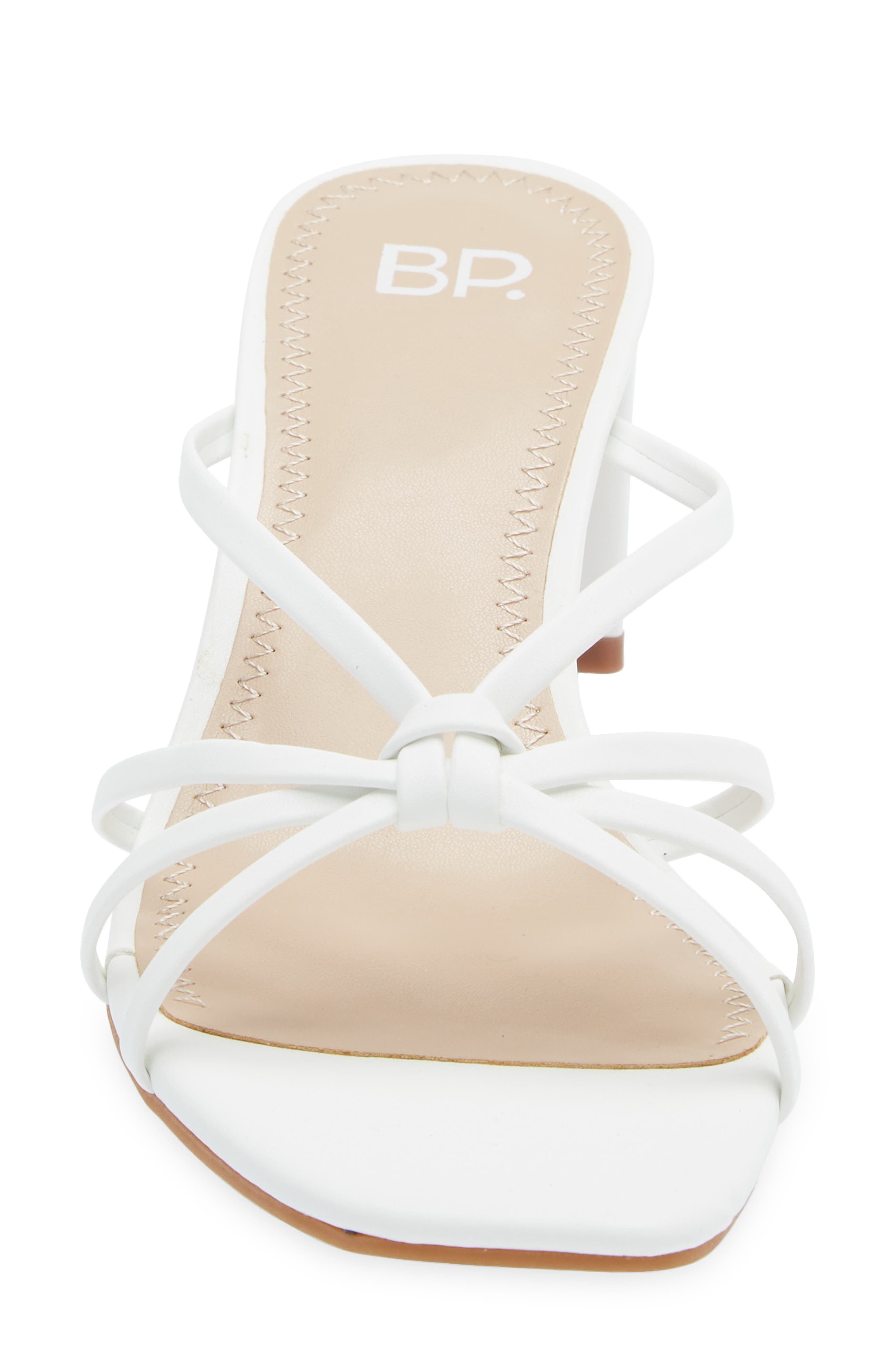 Karsyn Strappy Slide Sandal, Alternate, color, WHITE