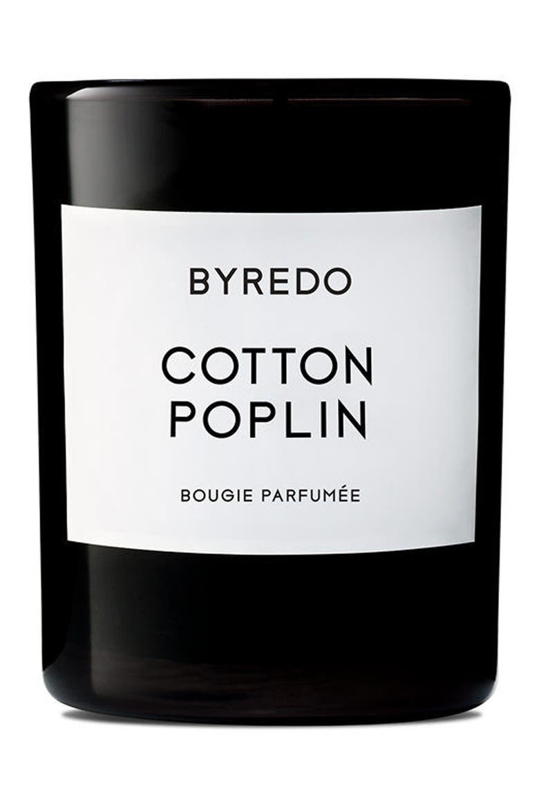 Cotton Poplin Scented Candle, Alternate, color, NO COLOR