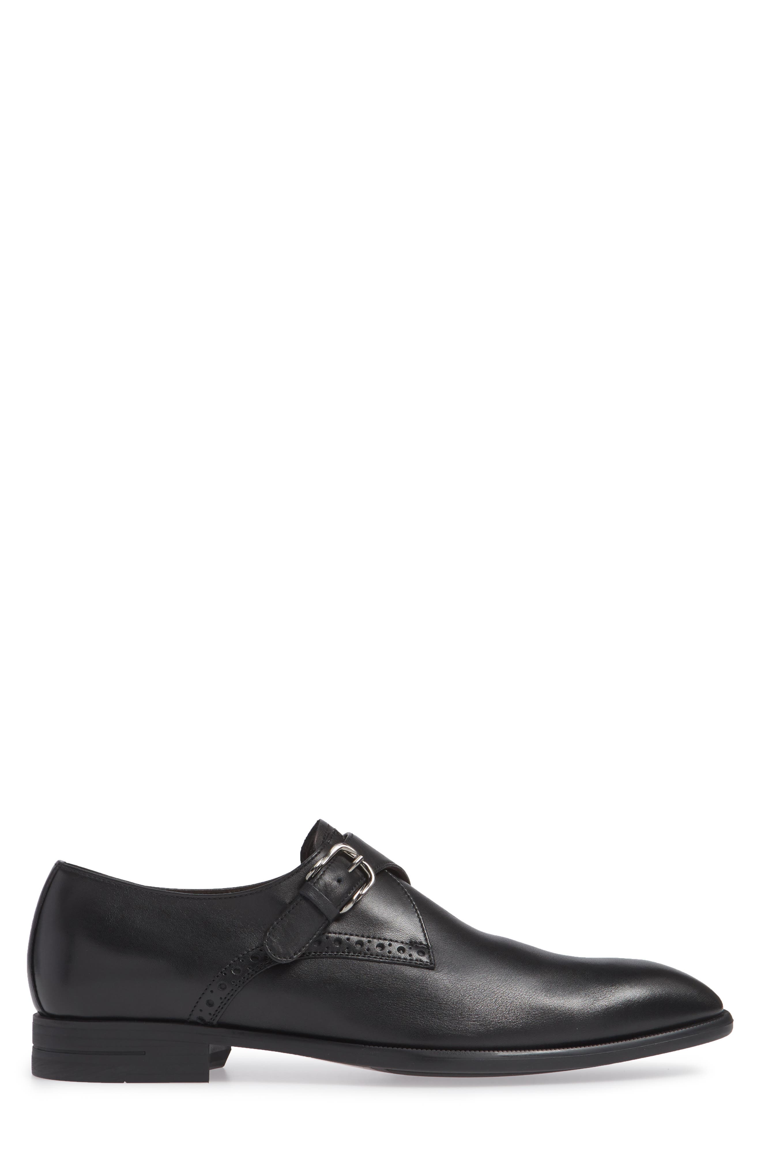 ZEGNA Single Strap Monk Shoe, Alternate, color, 