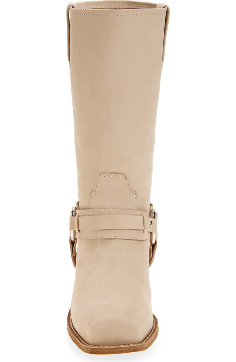 Jeffrey Campbell Waylon Western Boot, Alternate, color, Ivory Nubuck