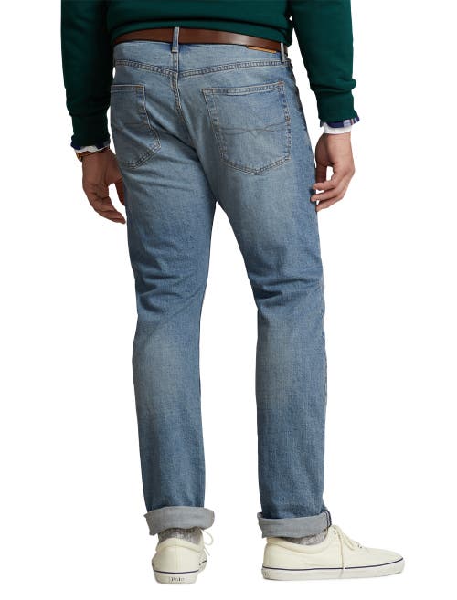 Polo Ralph Lauren Big & Tall Hampton Relaxed Straight-fit Stretch Jeans In Blue