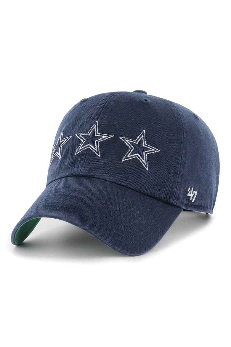 Men's '47 Navy Dallas Cowboys Bankroll Clean Up Adjustable Hat, Main, color, Navy