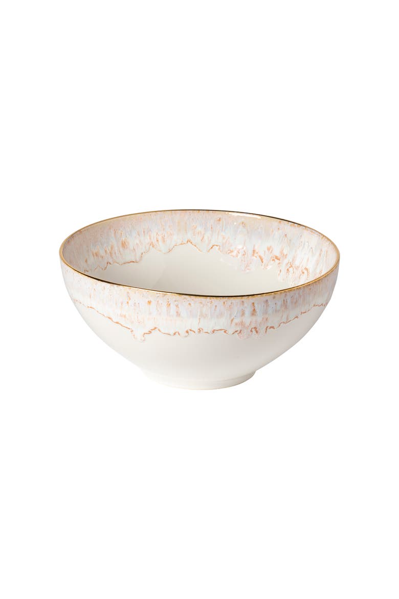 Taormina Serving bowl, Main, color, White & gold
