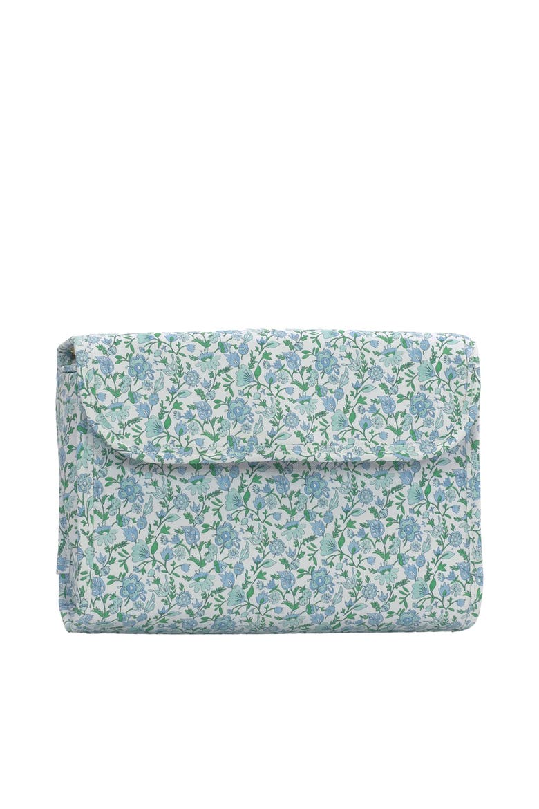 Hamptons Floral Hanging Toiletry Bag, Alternate, color, Blue