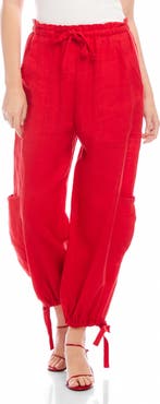 FIFTEEN TWENTY Charo Tie Waist Cargo Pants