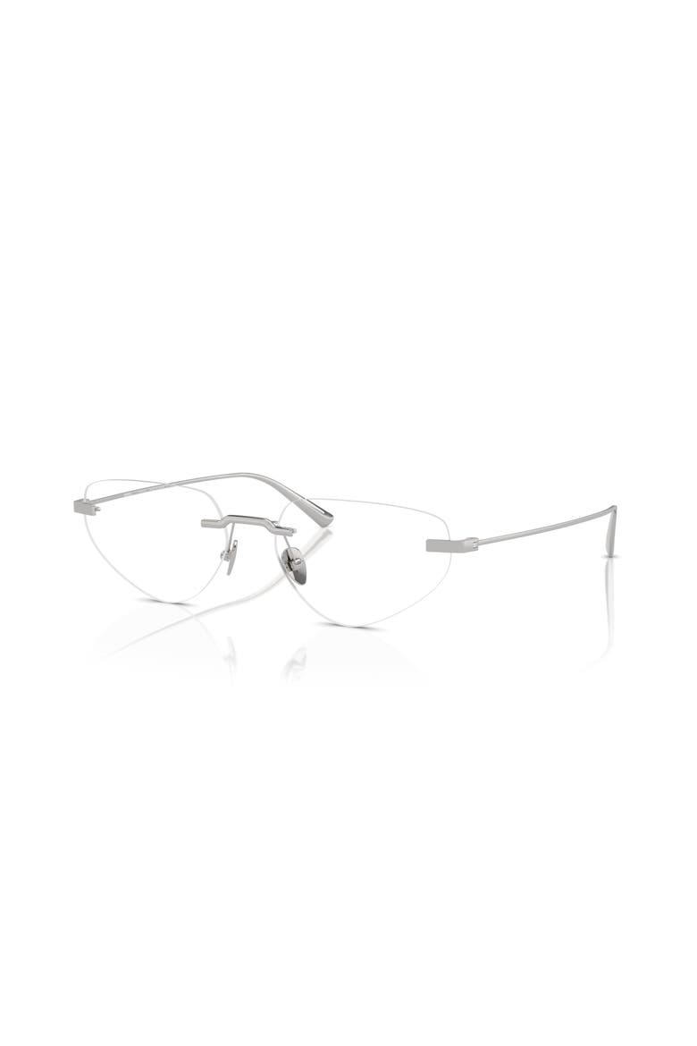 57mm Irregular optical glasses, Main, color, Silver