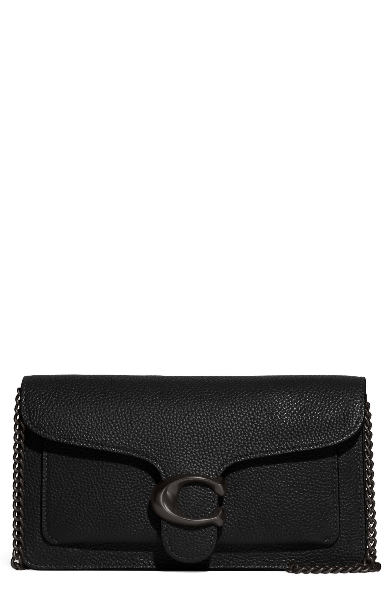 Tabby Chain Clutch, Main, color, V5/BLACK