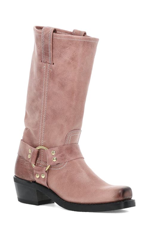 Frye Harness Square Toe Boot In Woodrose