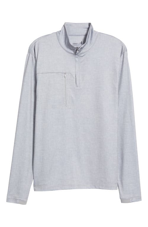 Johnnie-o Spur Quarter Zip Pullover In Seal