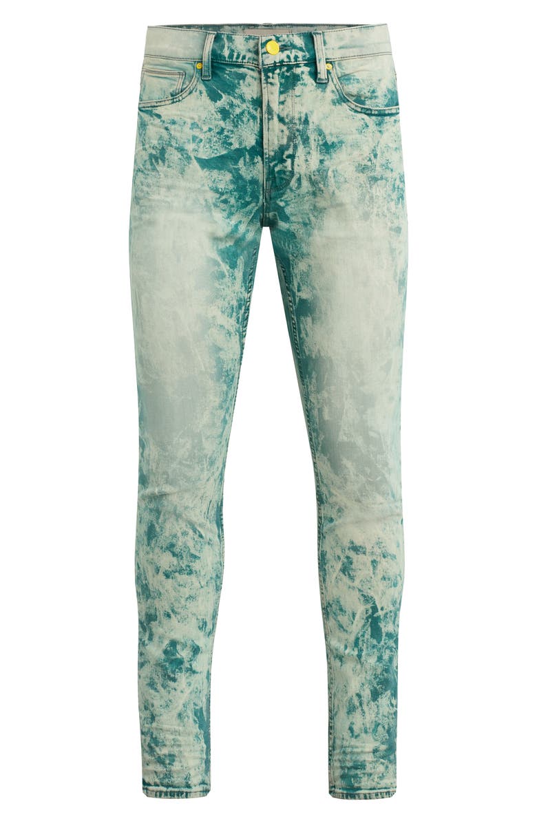 Hudson Jeans Zack Bleached Stretch Skinny Jeans, Alternate, color,