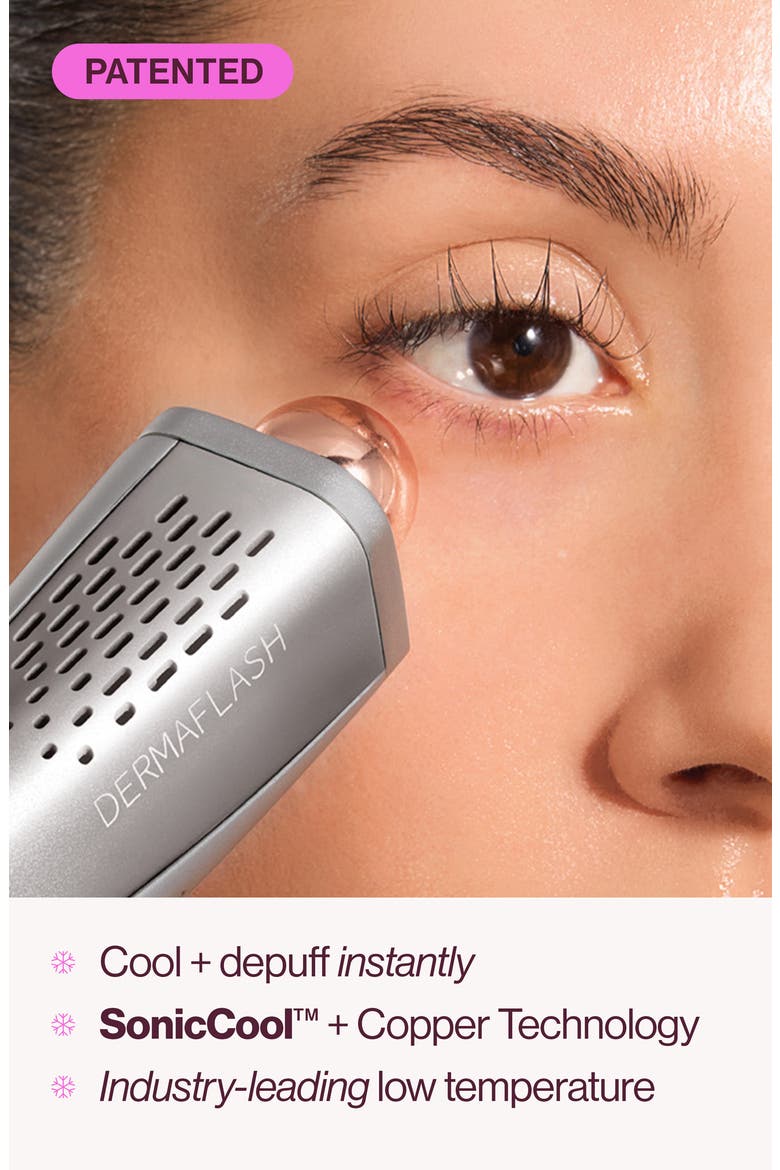 COOL Instant Cooling + Depuffing Facial Massage Set with SonicCool™ Technology (Nordstrom Exclusive) $175 Value, Alternate, color, PLATINUM