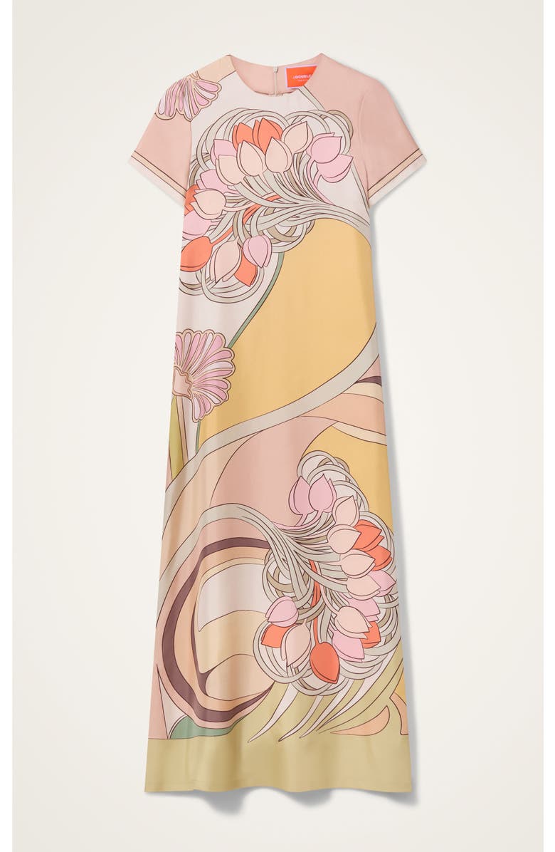 La DoubleJ Swing Dress, Alternate, color, Tulip Placée Pale Pink