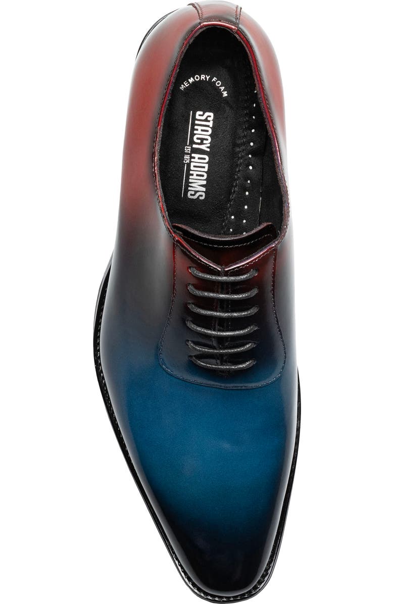 Stacy Adams Shaffer Plain Toe Oxford, Alternate, color, Navy Multi