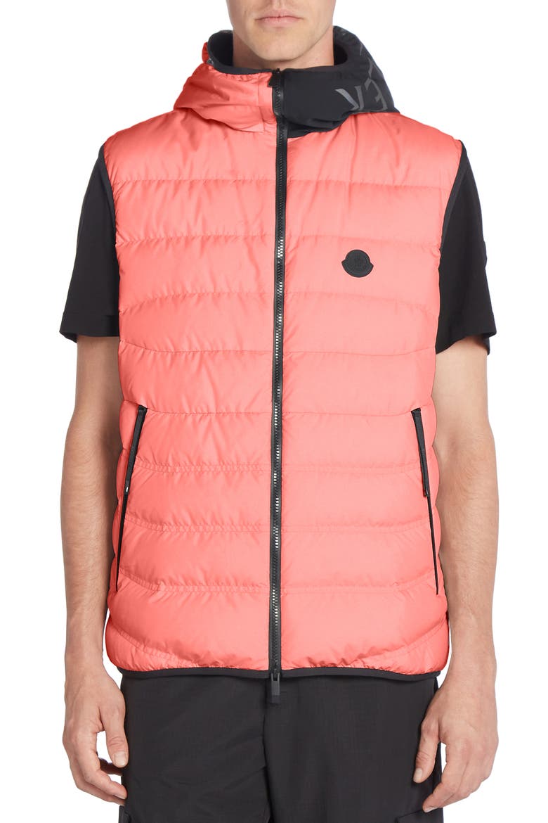 Nubiera Hooded Down Vest, Alternate, color, DESERT ROSE