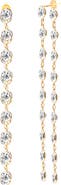 GABI RIELLE Dual Dream Front-Back Crystal Drop Earrings