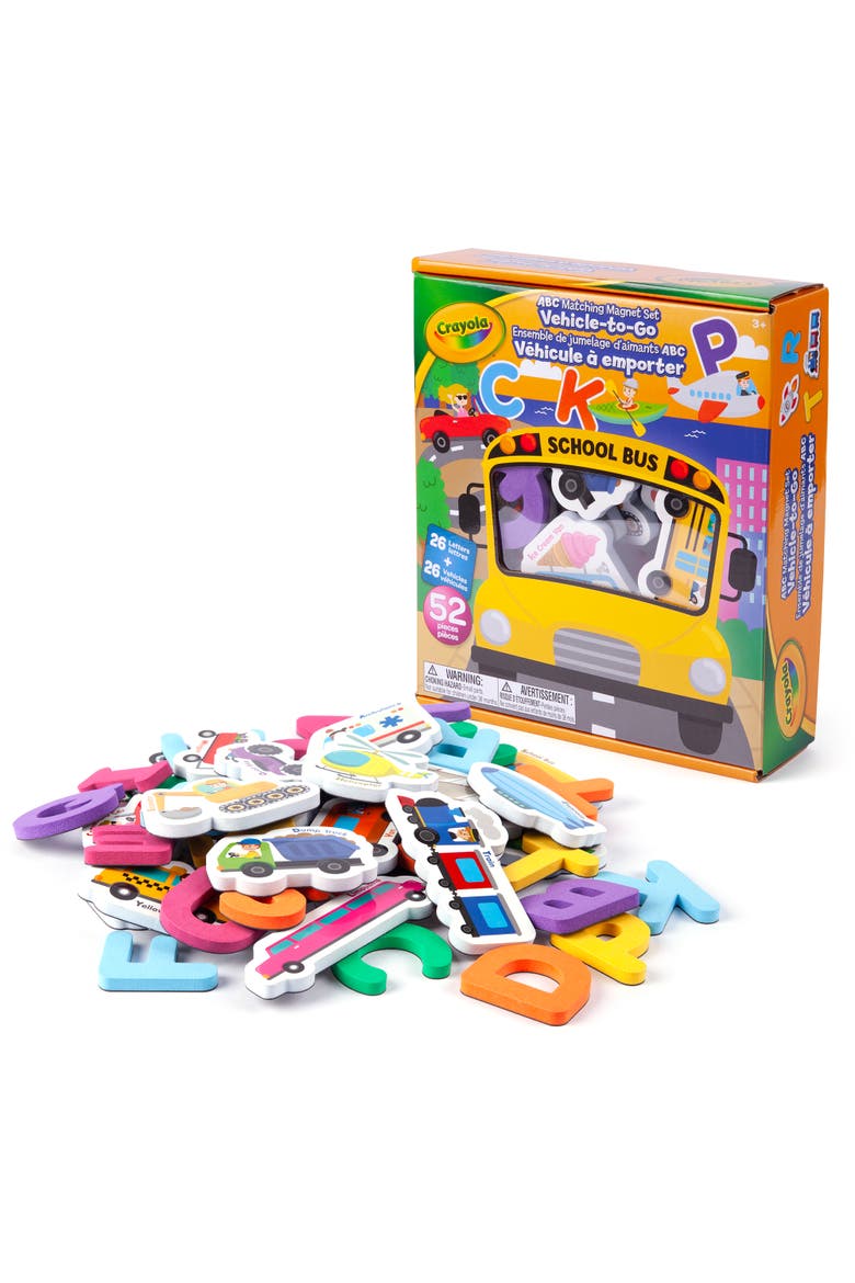 Abc Matching Magnet Set, 52Pc, 3+, Main, color, Multicolored