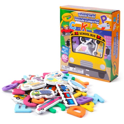 Abc Matching Magnet Set, 52Pc, 3+