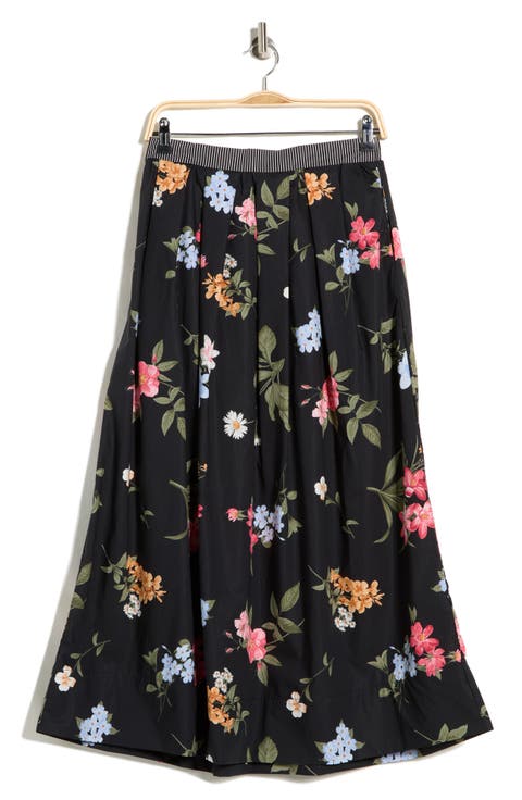 Cotton Poplin Maxi Skirt