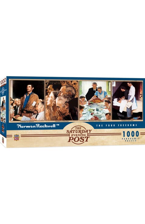 The Four Freedoms 1000 Piece Pano Puzzle