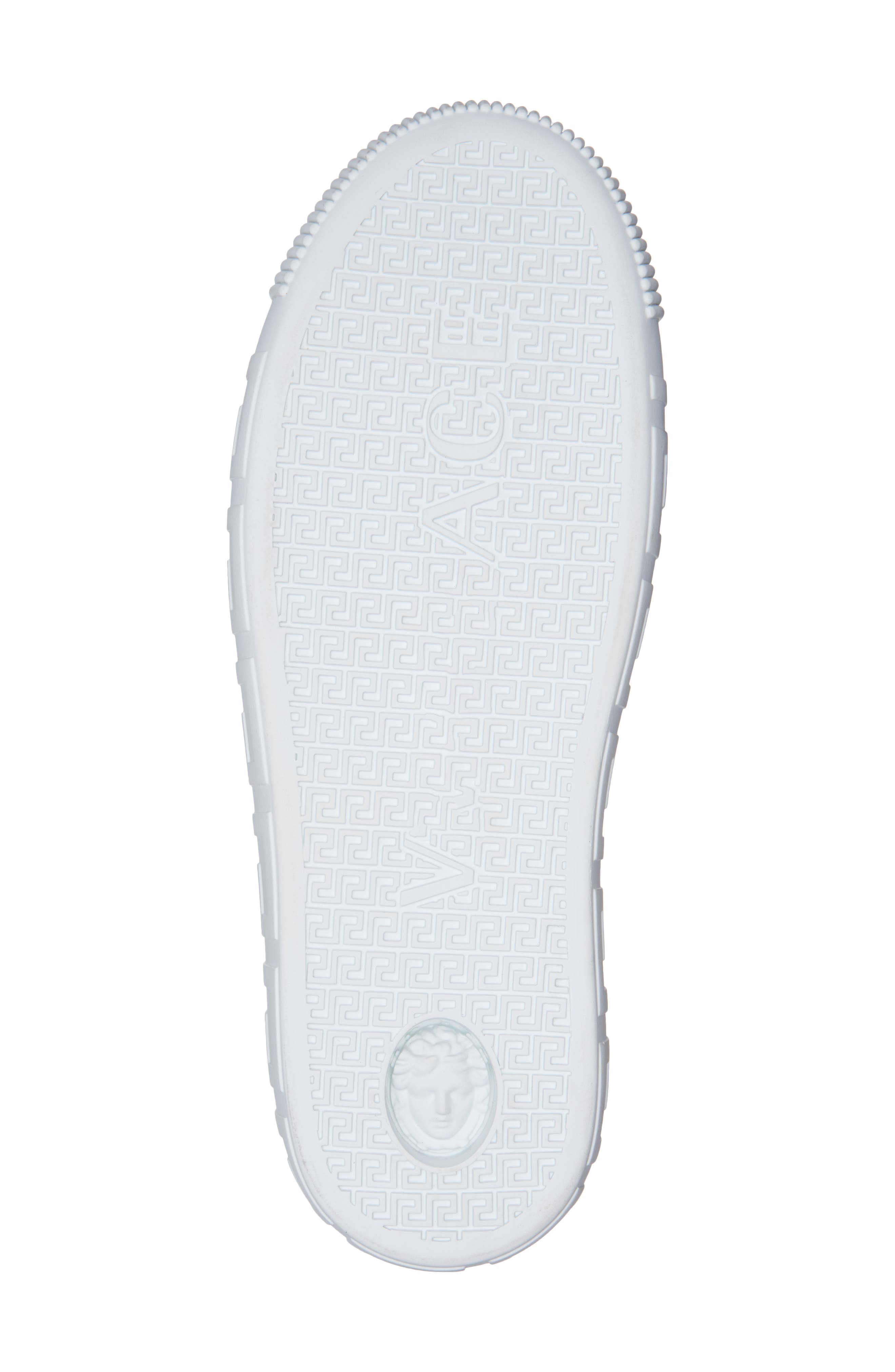 Versace La Greca Logo Low Top Sneaker, Alternate, color, 