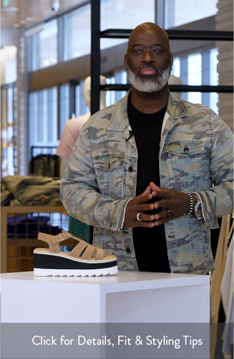 Mykonos Platform Wedge Fisherman Sandal, sales video thumbnail