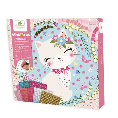 Stick'N Fun - S Mosaics  Cute Pets - 5y+