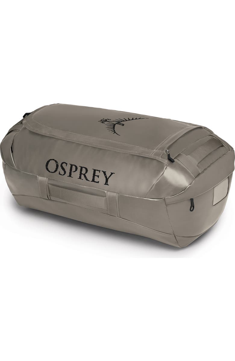 Osprey Transporter<sup>®</sup> 65-Liter Water Resistant Duffle Backpack, Alternate, color, Tan Concrete