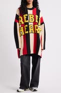 Dressed in Lala Rebel Heart Oversize Sweater