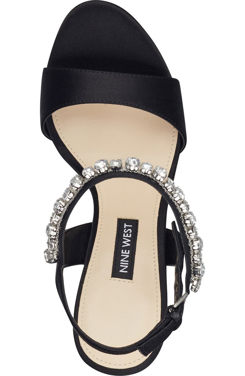 Nine West Madison Crystal Embellished Sandal, Alternate, color,