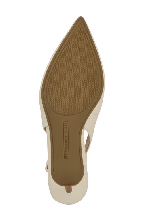 TOMMY HILFIGER TOMMY HILFIGER TIENNA SLINGBACK POINTED TOE PUMP