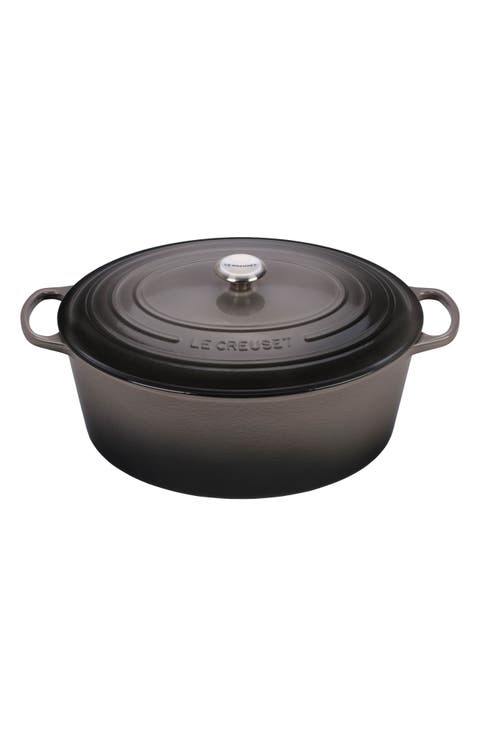 Signature 15 1/2-Quart Oval Enamel Cast Iron French/Dutch Oven